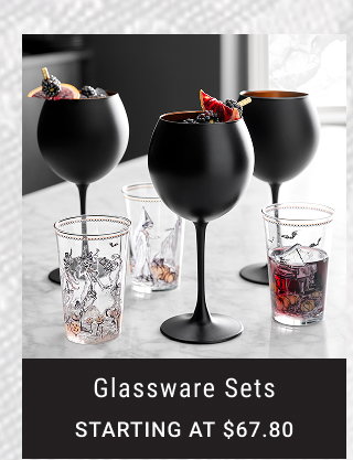Glassware Sets Starting at $67.80