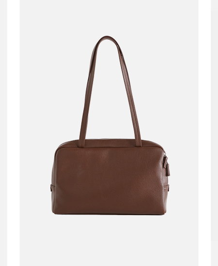 Bowling Shoulder Bag - Brown