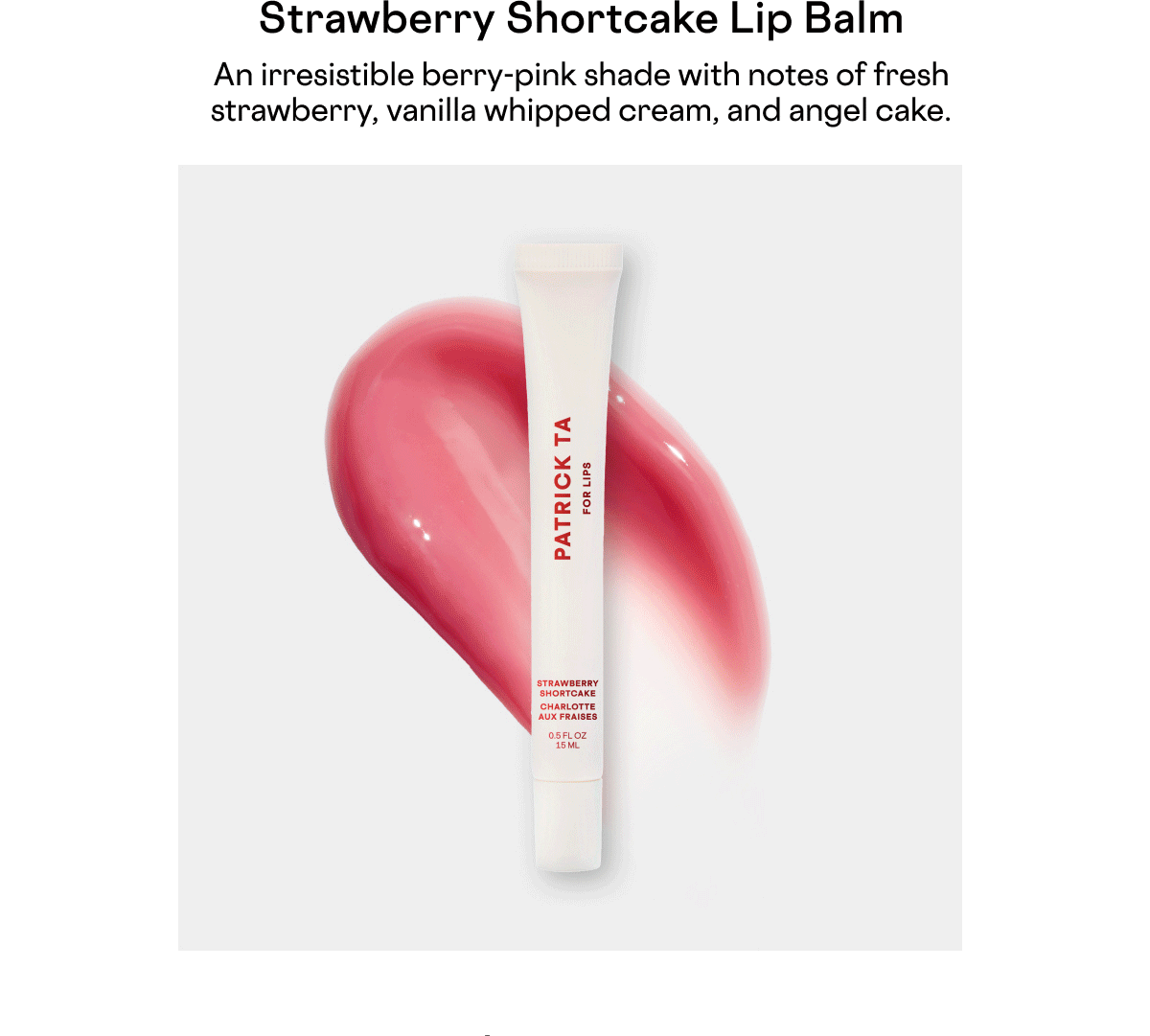 STRAWBERRY SHORTCAKE LIP BALM