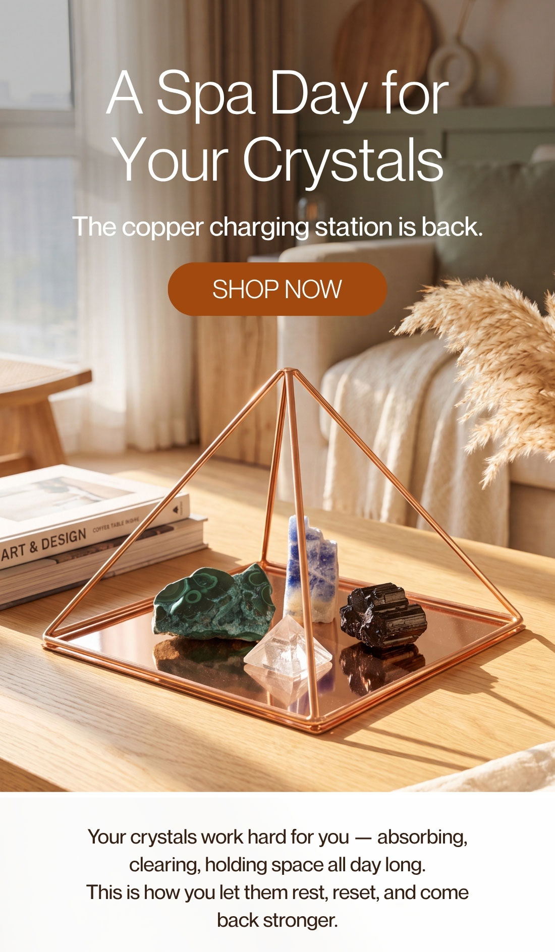 A Spa Day for Your Crystals