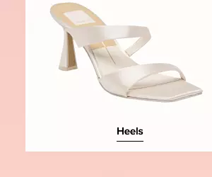Shop heels. Minimal heeled sandal.