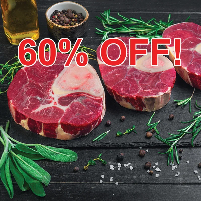 Image of Grass-fed Beef – Beef Shanks - approx. 4.5 lb. (4 shanks per package - 5 package minimum purchase)
