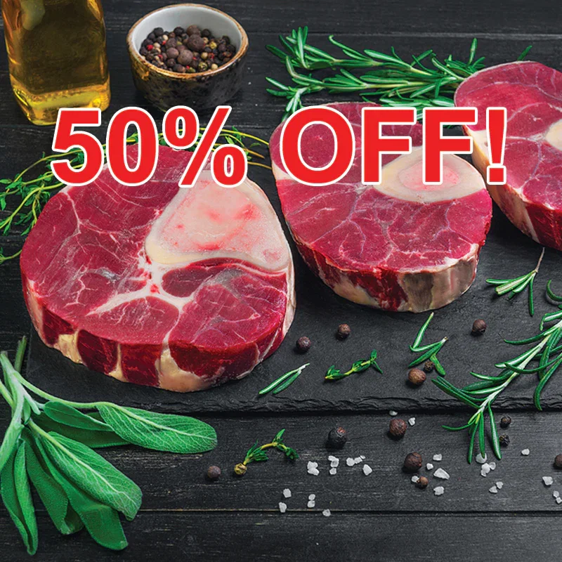 Image of Grass-fed Beef – Beef Shanks - approx. 4.5 lb. (4 shanks per package - 2 package minimum purchase)