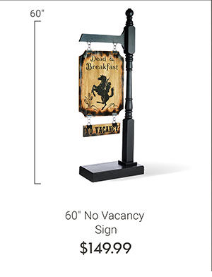 63" No Vacancy Sign