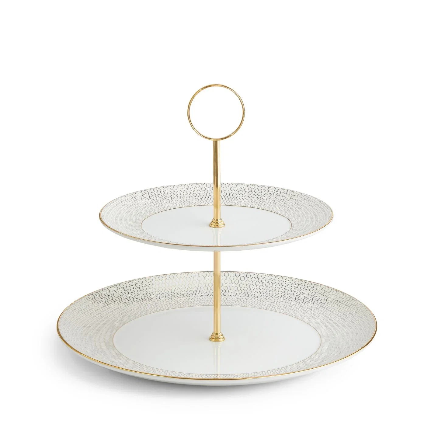 Gio Gold 2 Tier Cake Stand