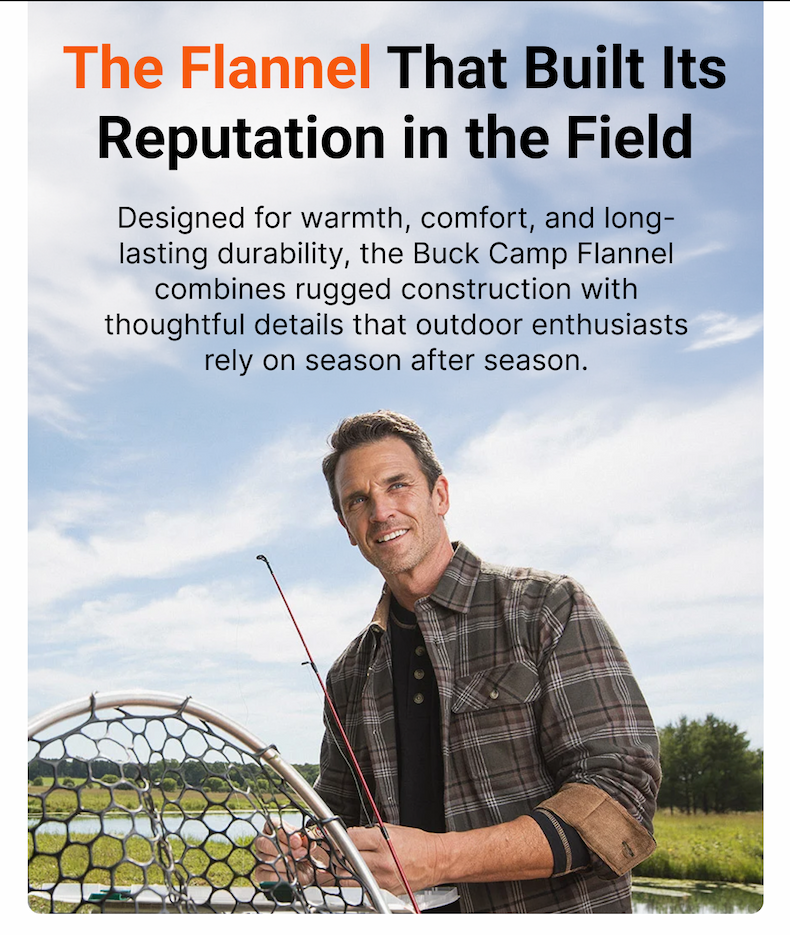 Men's Buck Camp Flannel Shirt