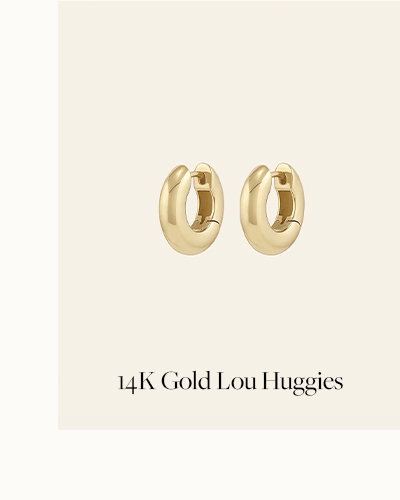 14K Gold Lou Huggies