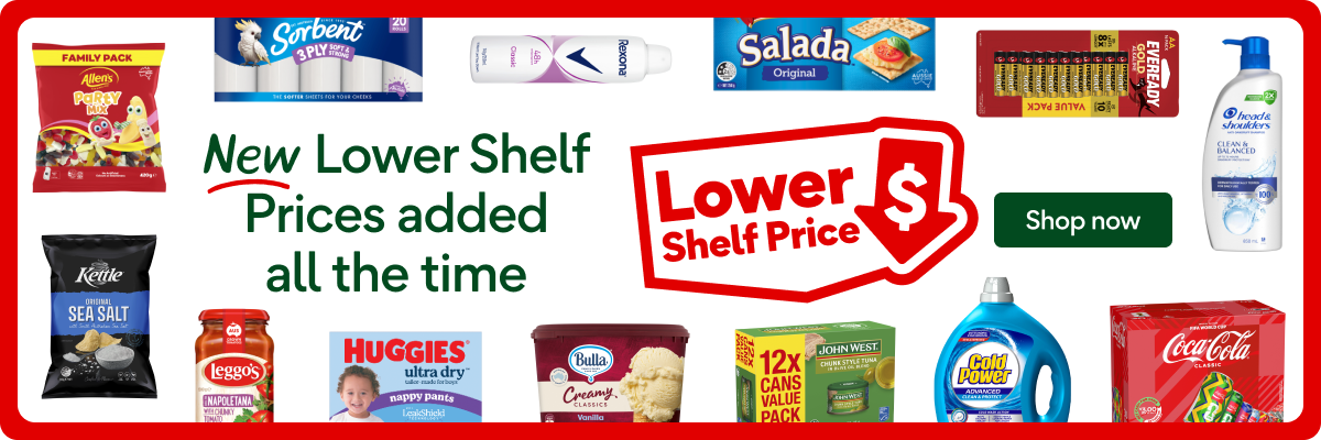 Lower Shelf Price