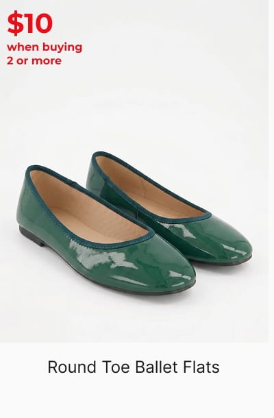 Shop Round Toe Ballet Flats