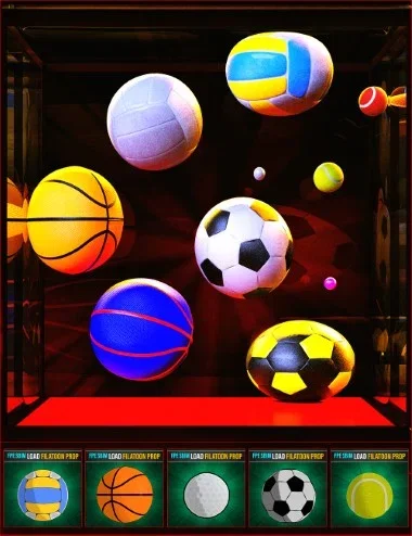 FPE Sport Balls in Motion Props