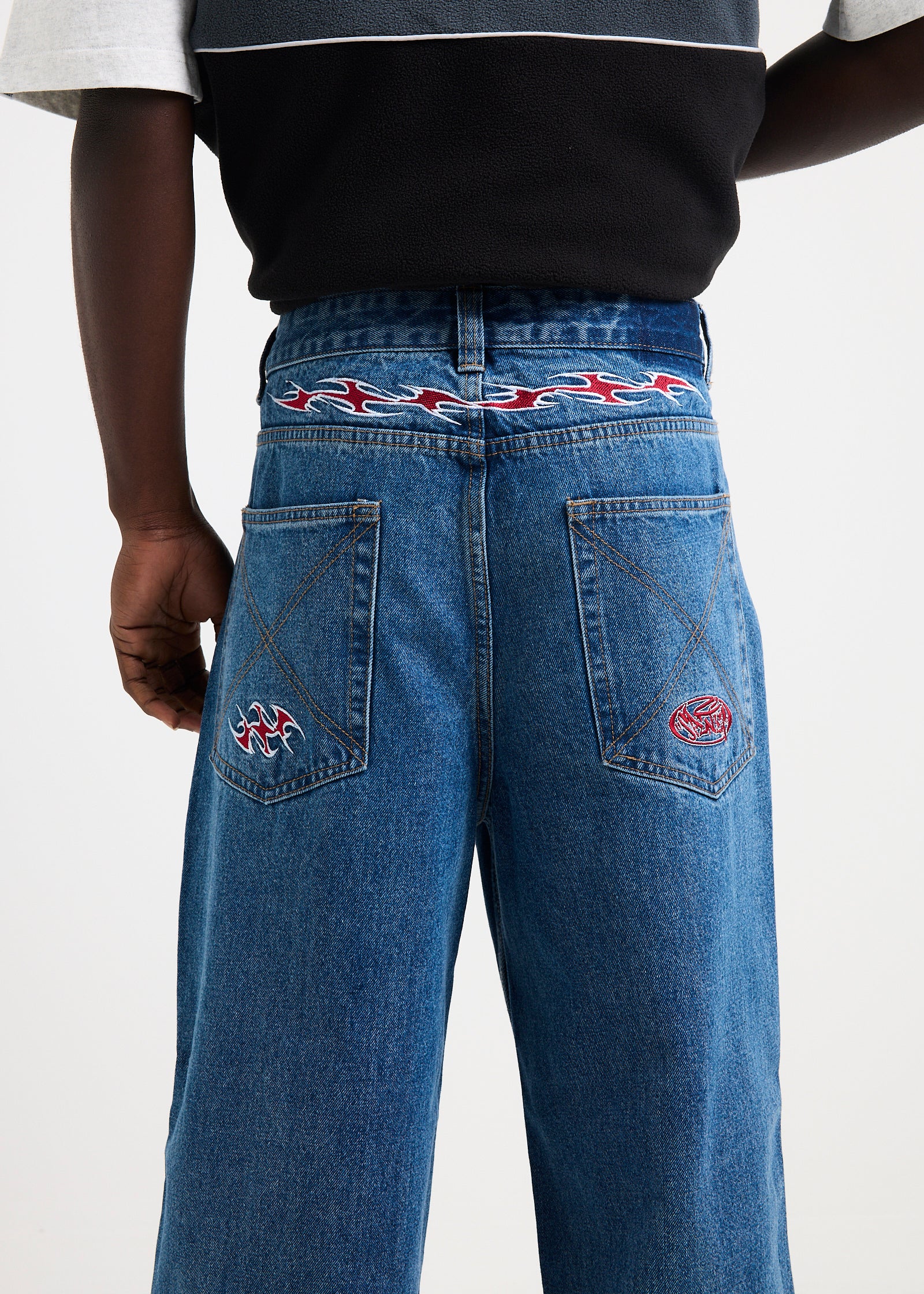 Image of Strands Baggy Denim Jeans