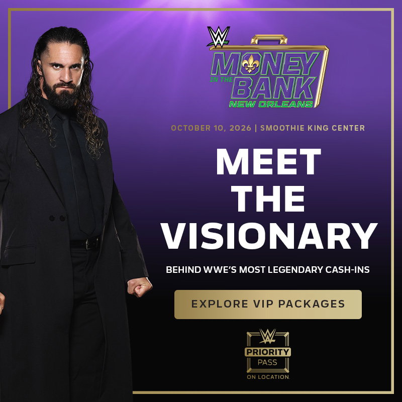 Money in the Bank VIP Packages with Seth Rollins