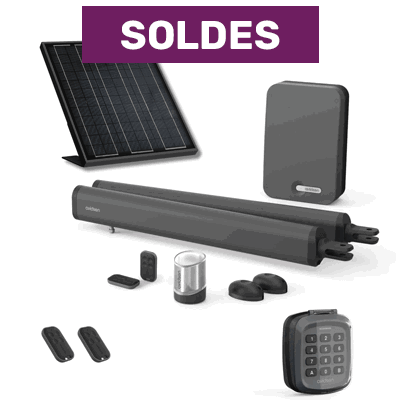Motorisation solaire portail battant