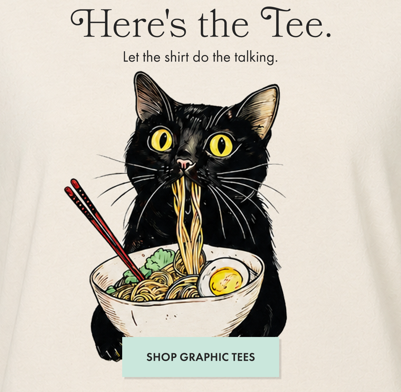 Let Your Graphic Tee Do the Talking