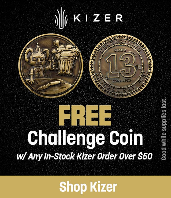 Free Kizer Challenge Coin