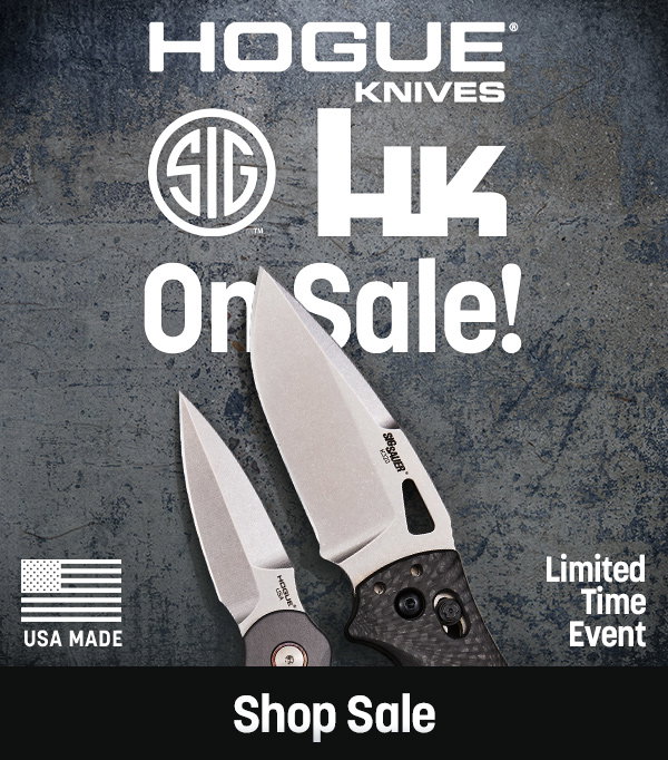 Hogue, HK & SIG Knives on sale