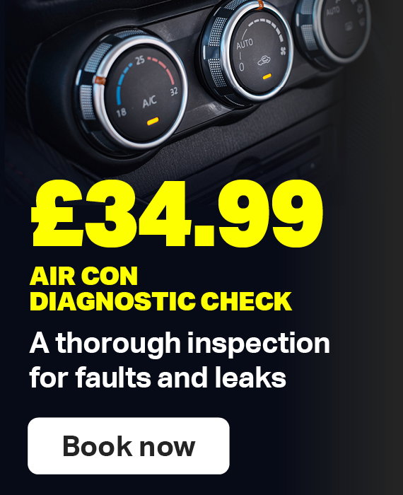 £34.99 AIR CON DIAGNOSTIC CHECK - BOOK NOW