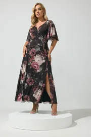 Floral Wrap Maxi Dress
