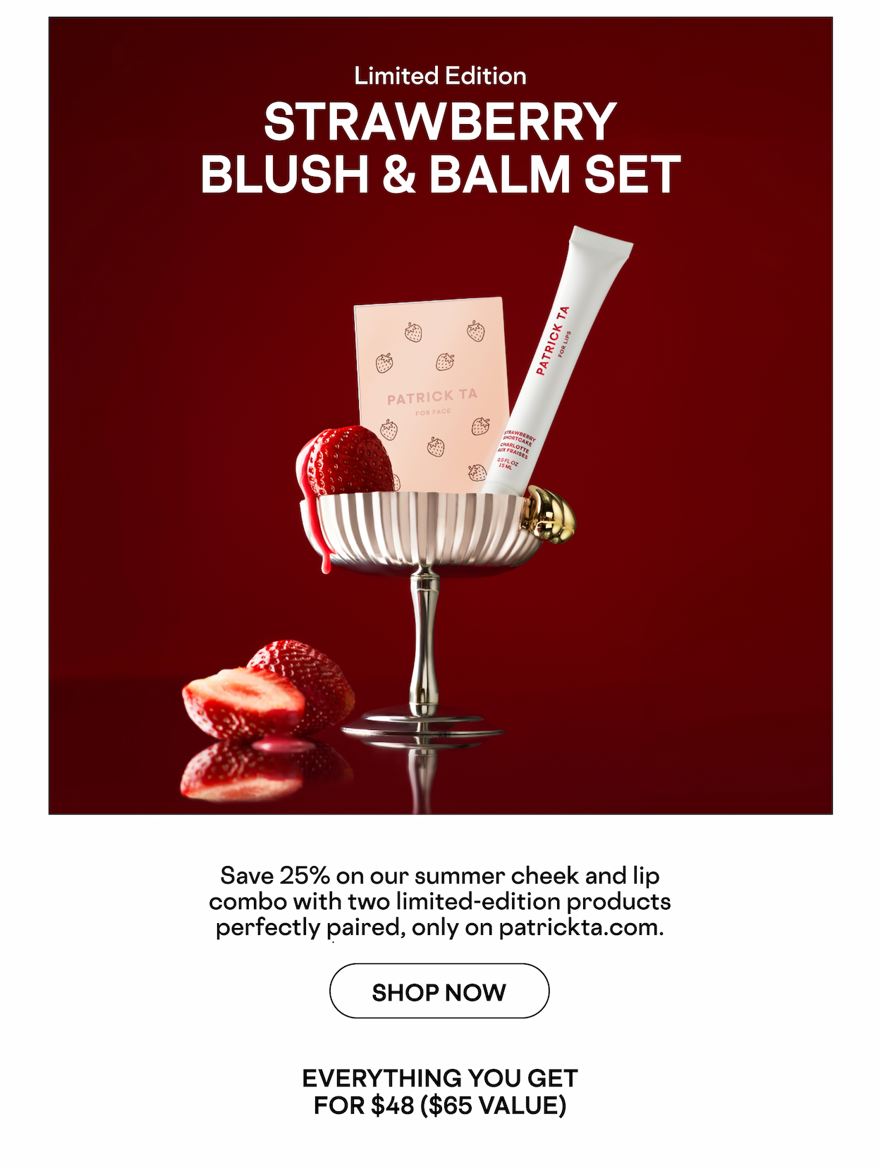 STRAWBERRY BLUSH AND BALM SET