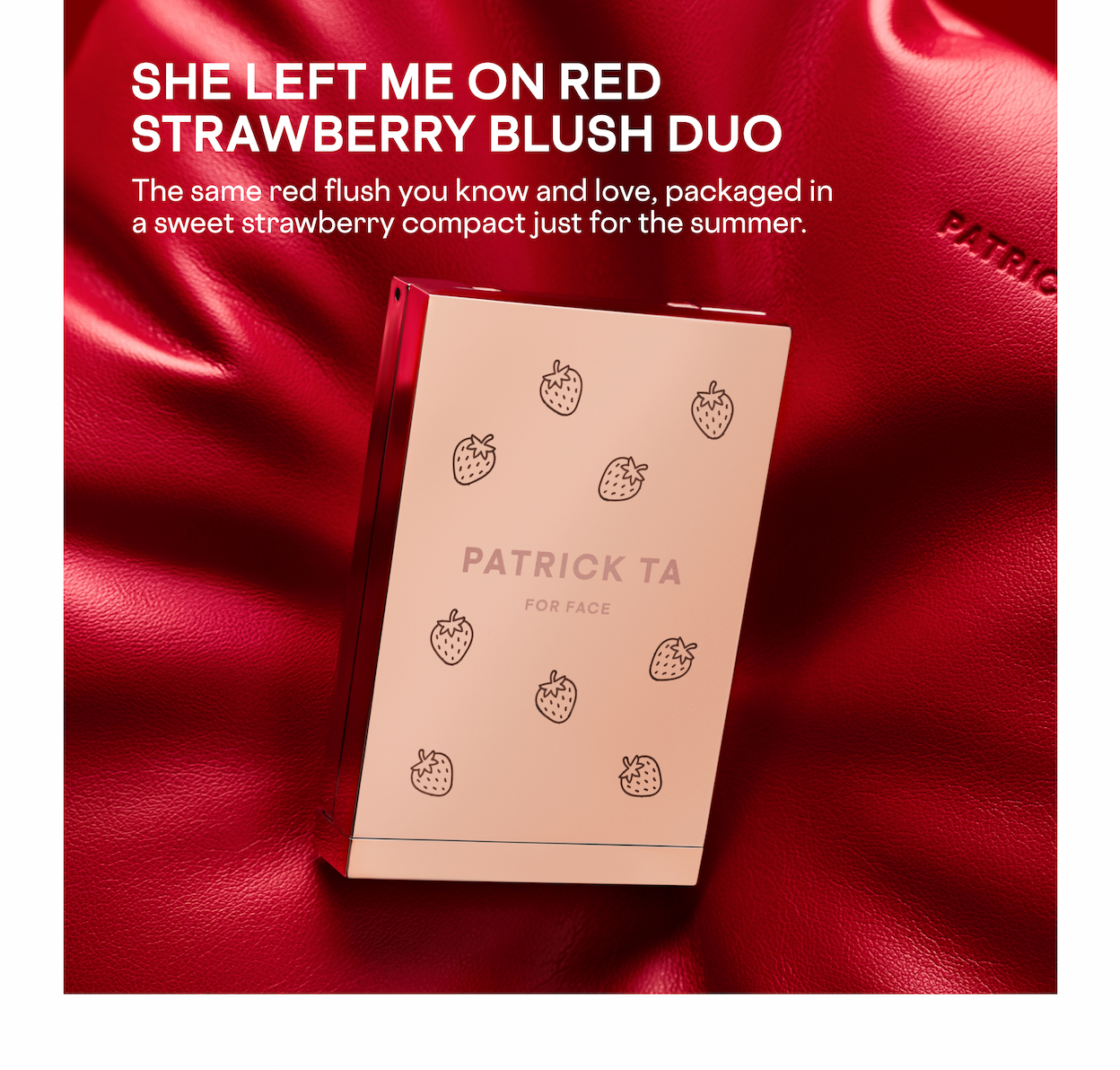 SHE LEFT ME ON RED STRAWBERRY BLUSH DUO