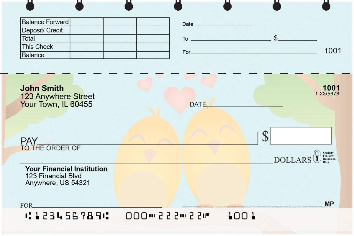 Image of Animal Companions Top Stub Checks
