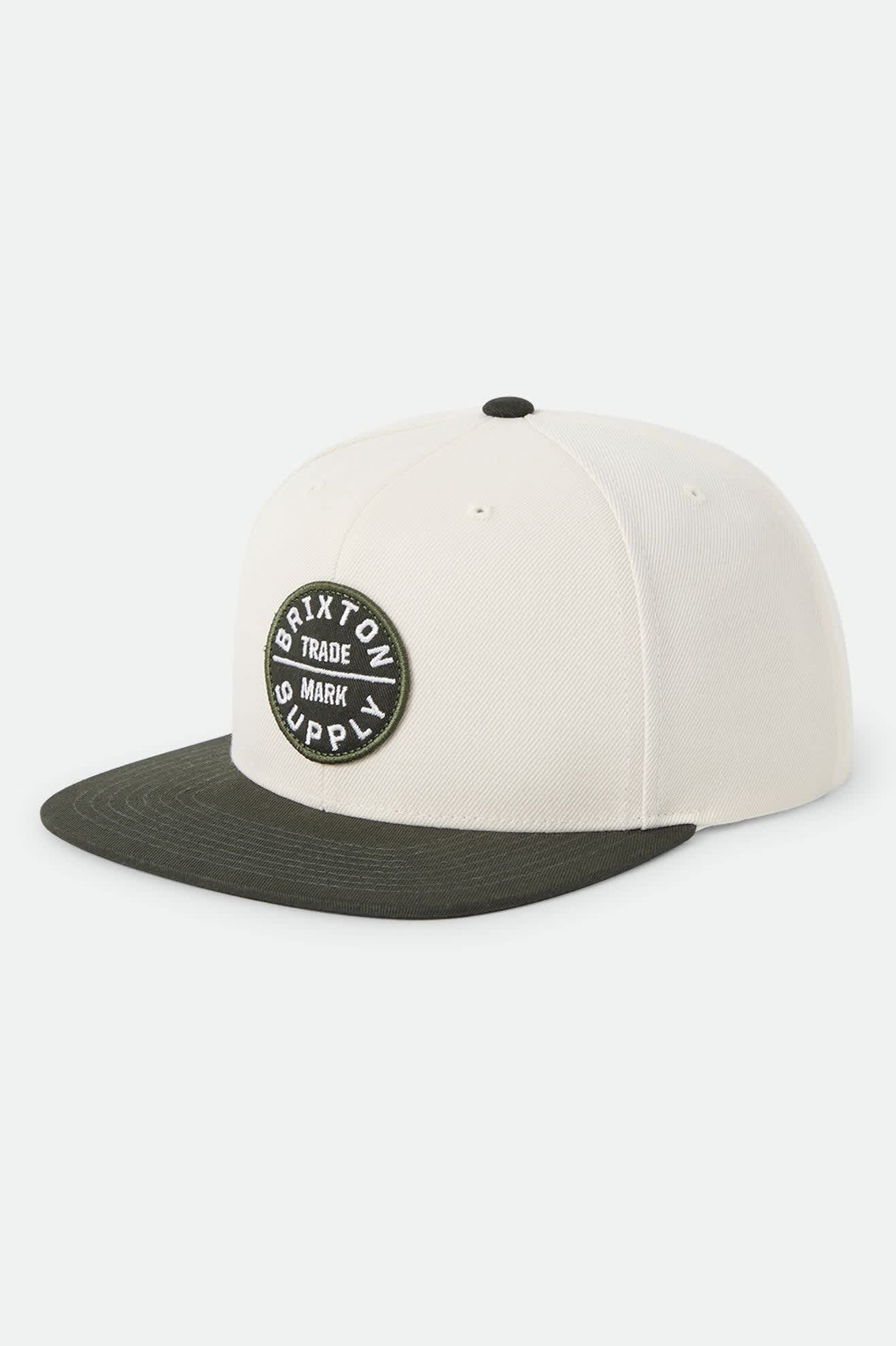 Image of Oath III Snapback - Wax Paper/Dark Olive