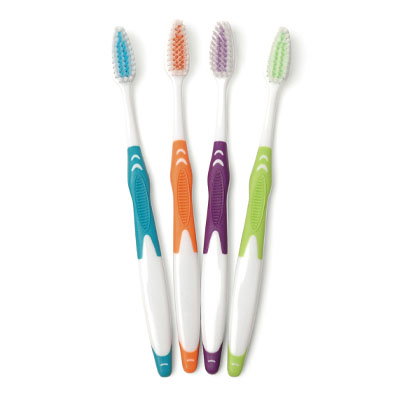 Bulk Rubber Handle Toothbrushes - 39 Tuft