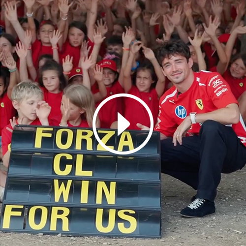 Watch Leclerc's video on Instagram