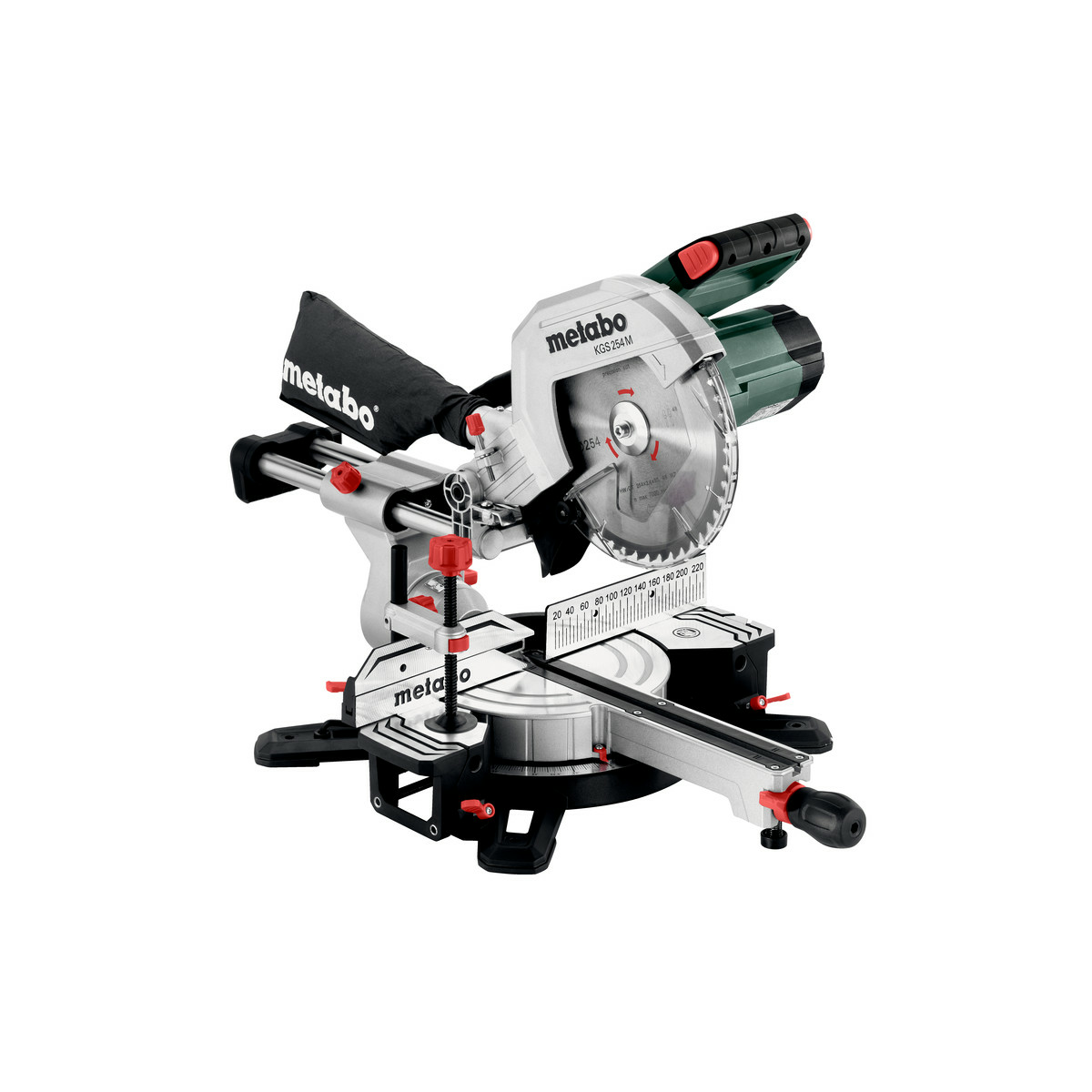 Metabo KGS 254 M Afkortzaag - 1800W - 254 x 30mm - Quick hendel