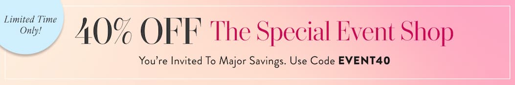 40% Off Special Event with EVENT40
