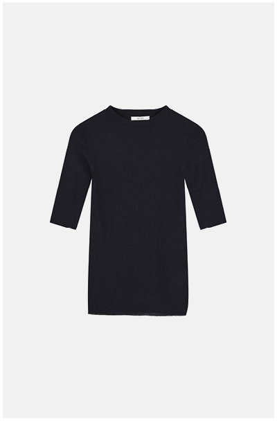 Jac + Jack Riddle Merino Wool Sweater - Darkest Navy