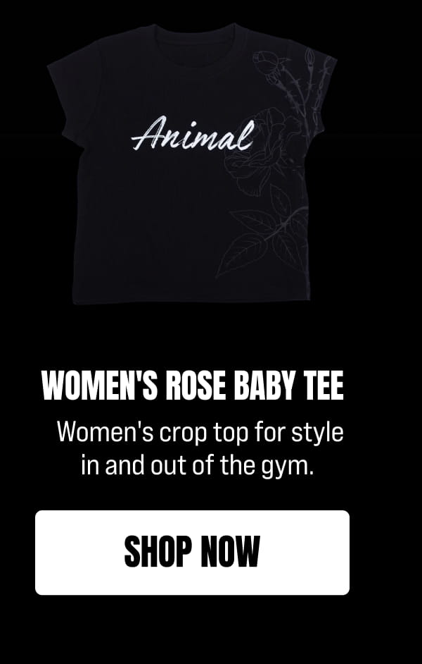 Women's Rose Baby Tee