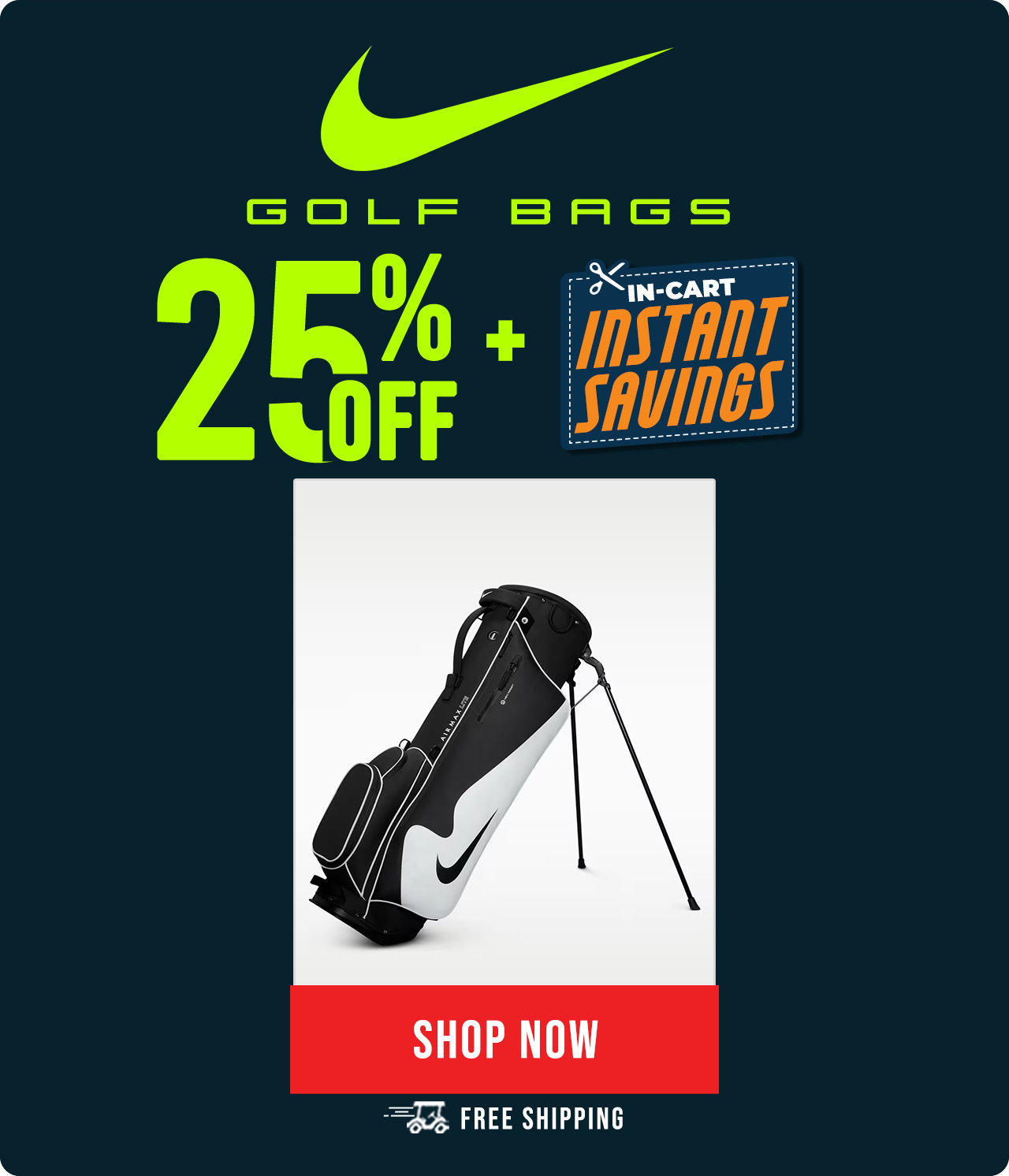 Nike Golf Bags | 25% OFF + INSTANT SAVINGS