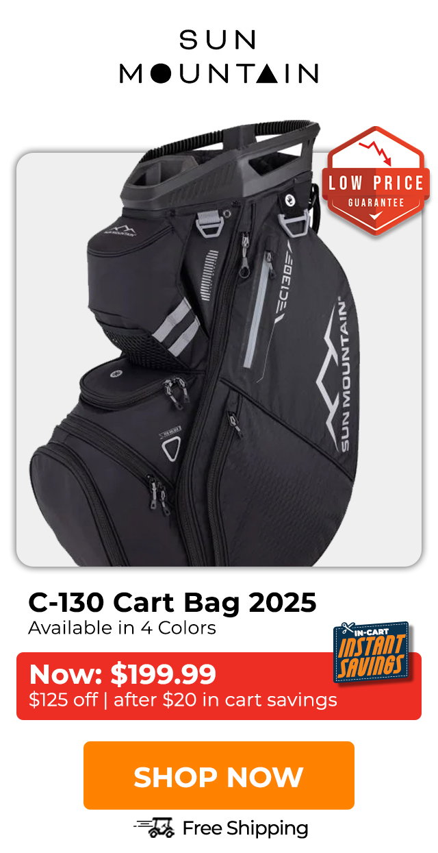 Sun Mountain C-130 Cart Bag 2025 - ON SALE