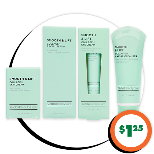 $1.25 Global Beauty® Smooth & Lift Skincare, 1-ct.