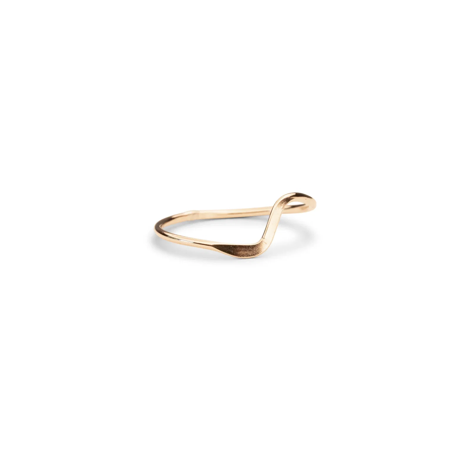 Image of Gold Filled Flat Wave Ring