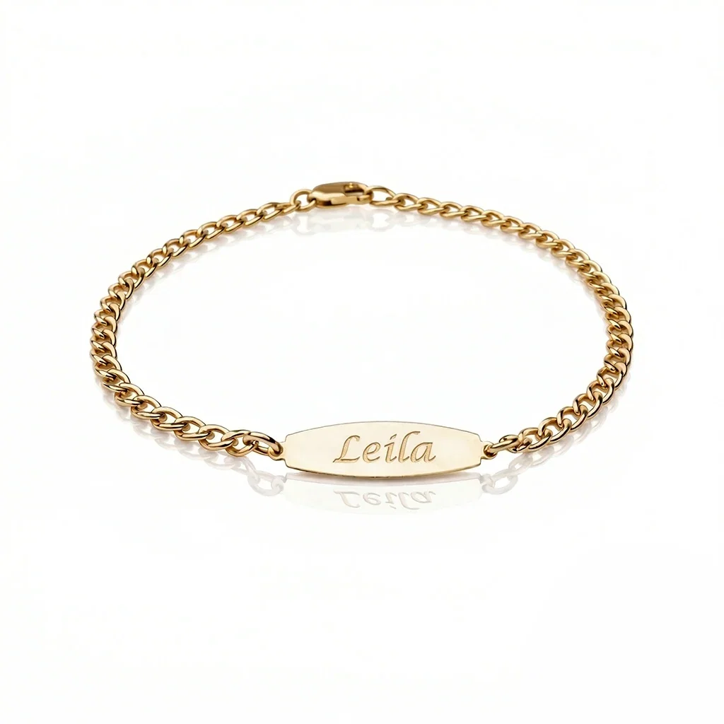 Image of Gold Filled ID Bracelet