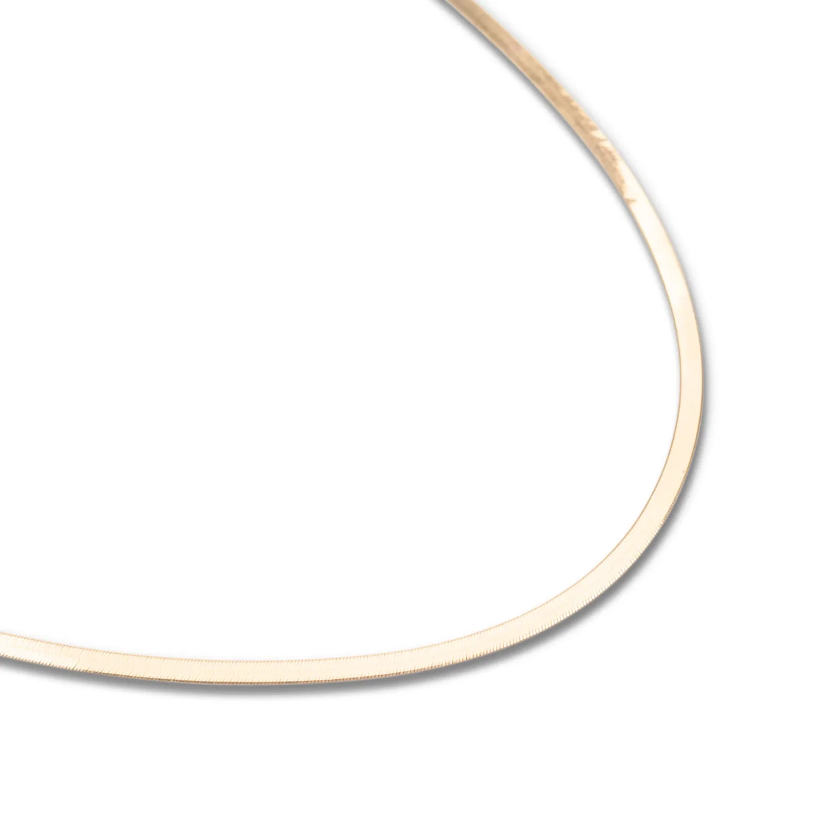 Image of 14k Herringbone Necklace