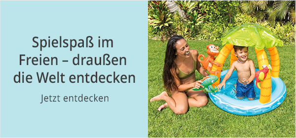 Spielspaß im Freien – draußen die Welt entdecken
