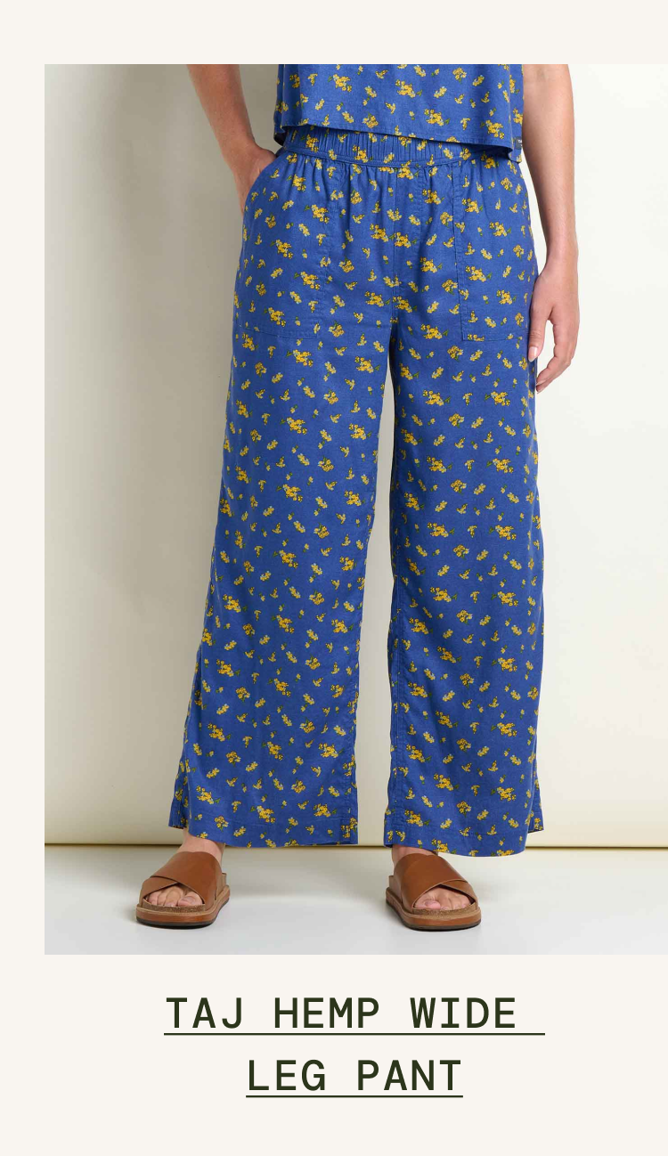 Taj Hemp Wide Leg Pant