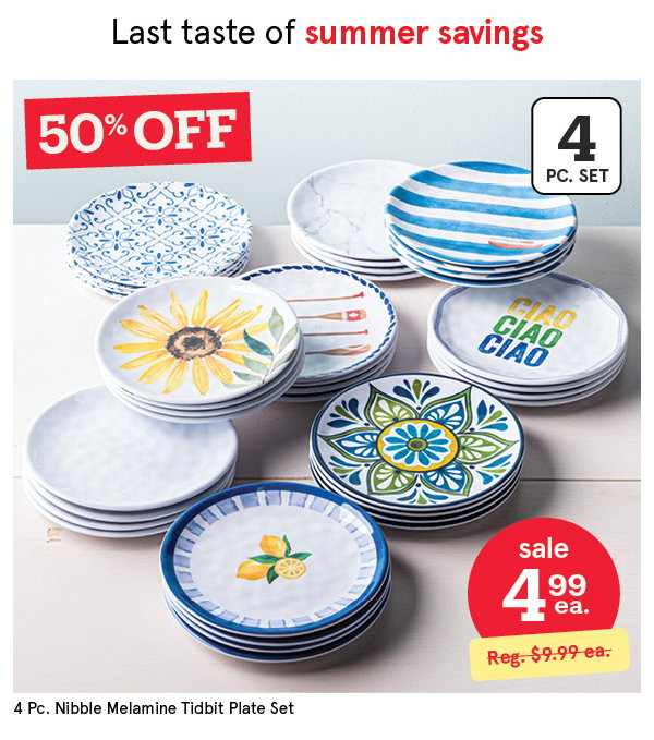 NIBBLE TIDBIT PLATES