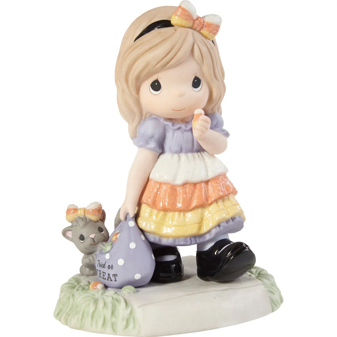 Image of Candy Corn Kisses And Halloween Wishes Figurine