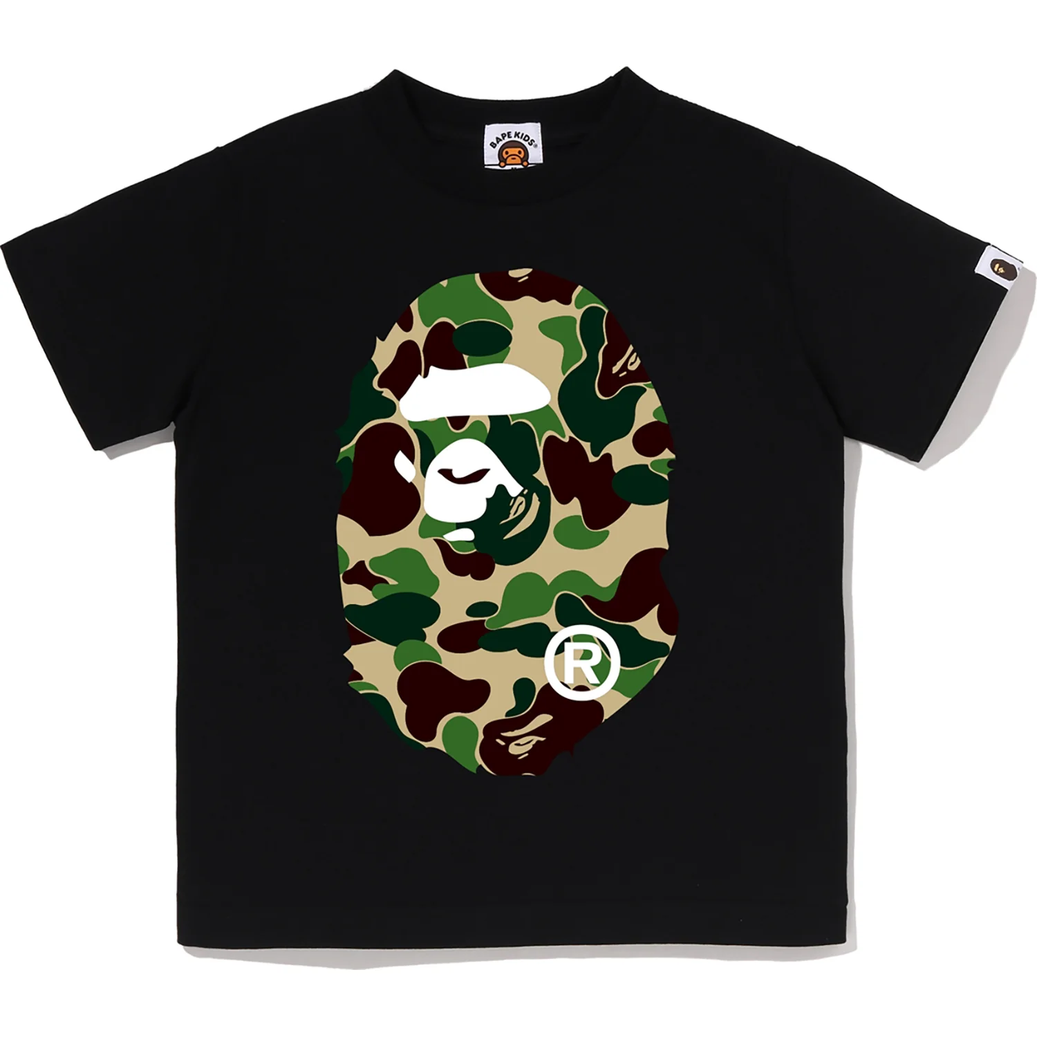 Image of ABC CAMO BIG APE HEAD TEE KIDS
