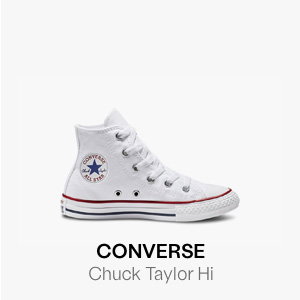Converse Little Kids' Chuck Taylor Hi Sneakers in White