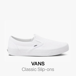 Vans Classic Slip-Ons in White