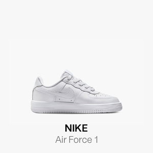 Nike Little Kids' Air Force 1 Low EasyOn Sneakers in White