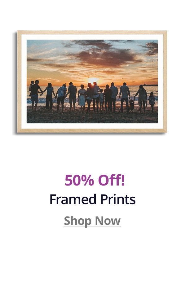 50% off Framed Prints! Shop Now