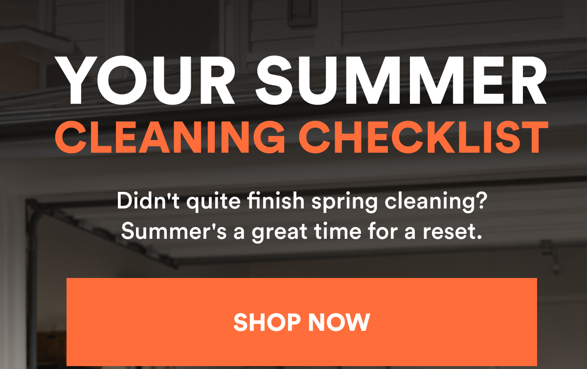 Your summer cleaning checklist