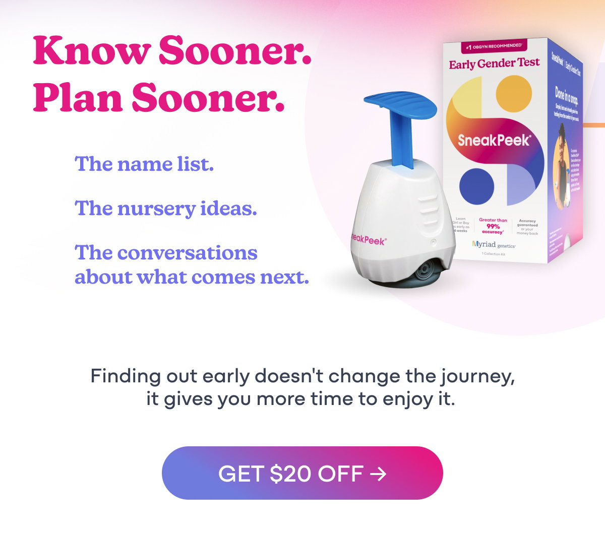 Know Sooner Plan Sooner
