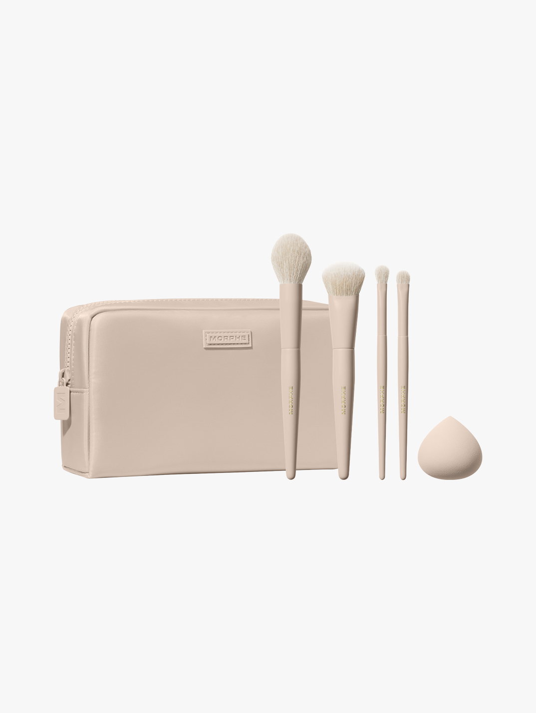 Morphe Oat Latte 5-Piece Face & Eye Brush Set